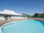 Main pool that is seasonally heated, tennis courts and shuffleboard